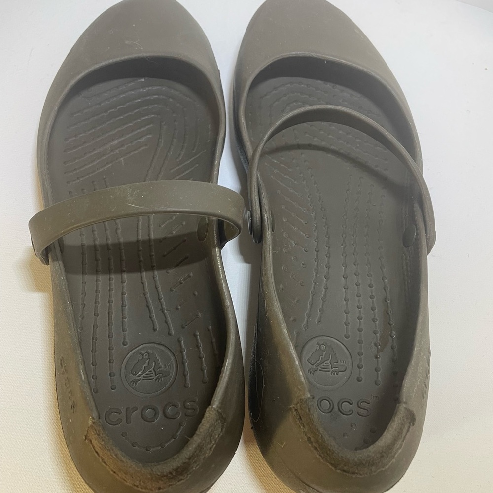 Crocs Women's Mary Jane Flats - Brown